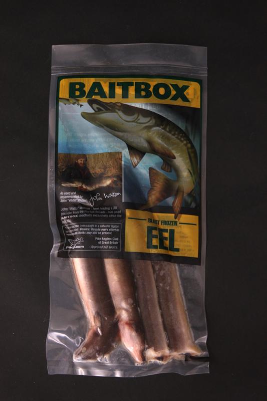Baitbox Frozen Eel – Glasgow Angling Centre