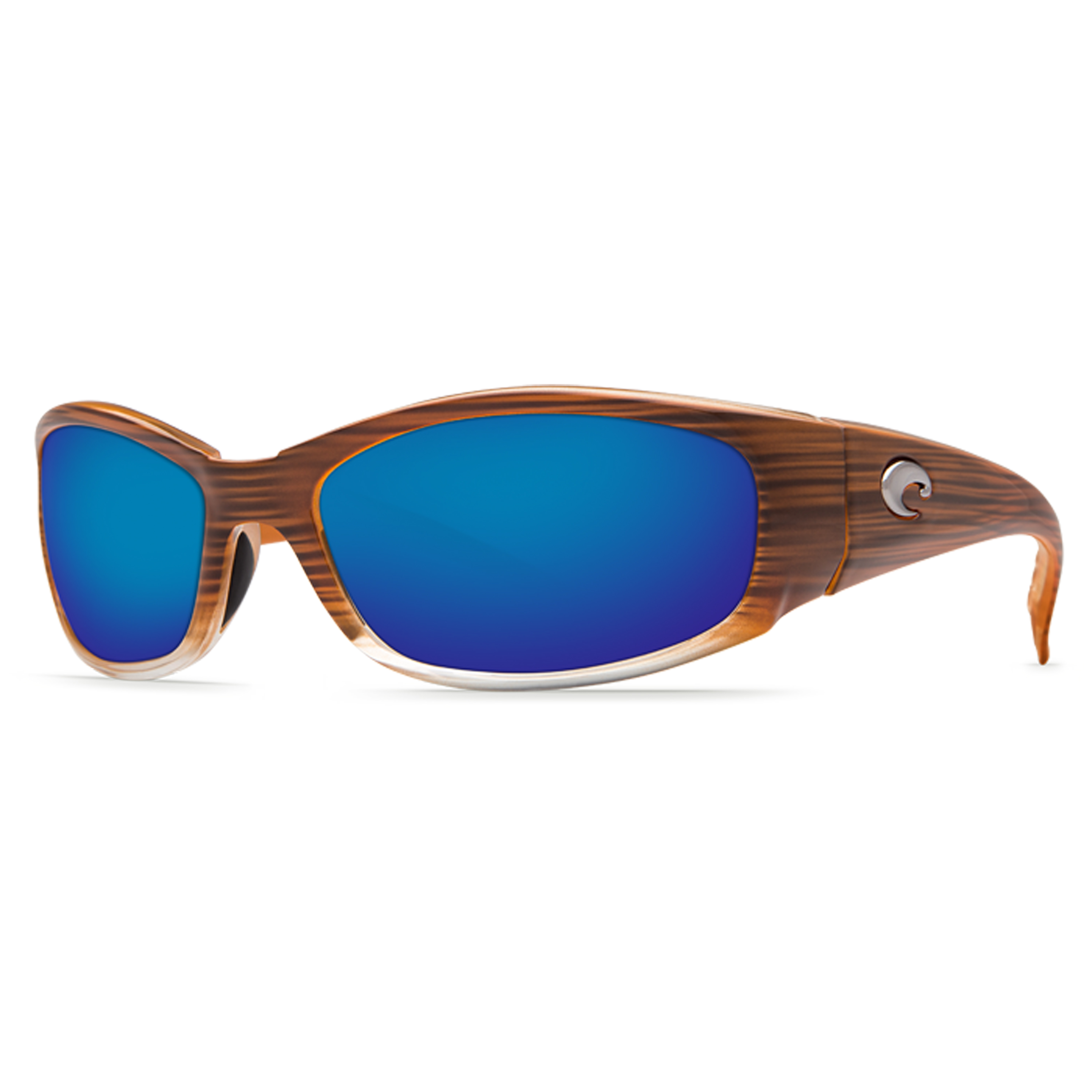 New Costa del Mar Caballito Polarized Sunglasses Black/Blue Mirror 400G Fishing