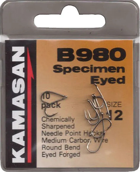 6 Kamasan B980 Hooks Size 