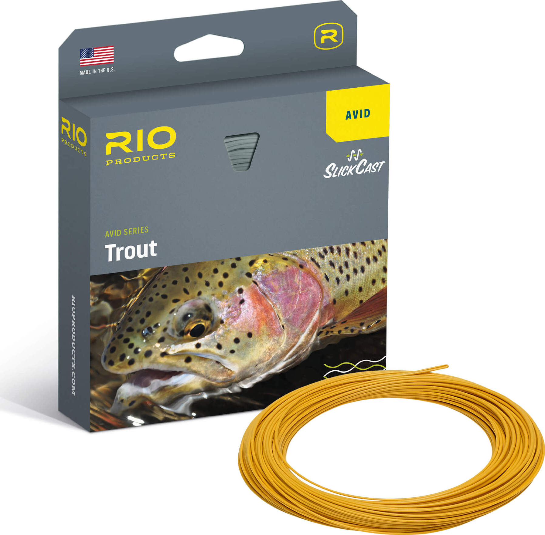 RIO Avid Gold Fly Line WF5F – Glasgow Angling Centre
