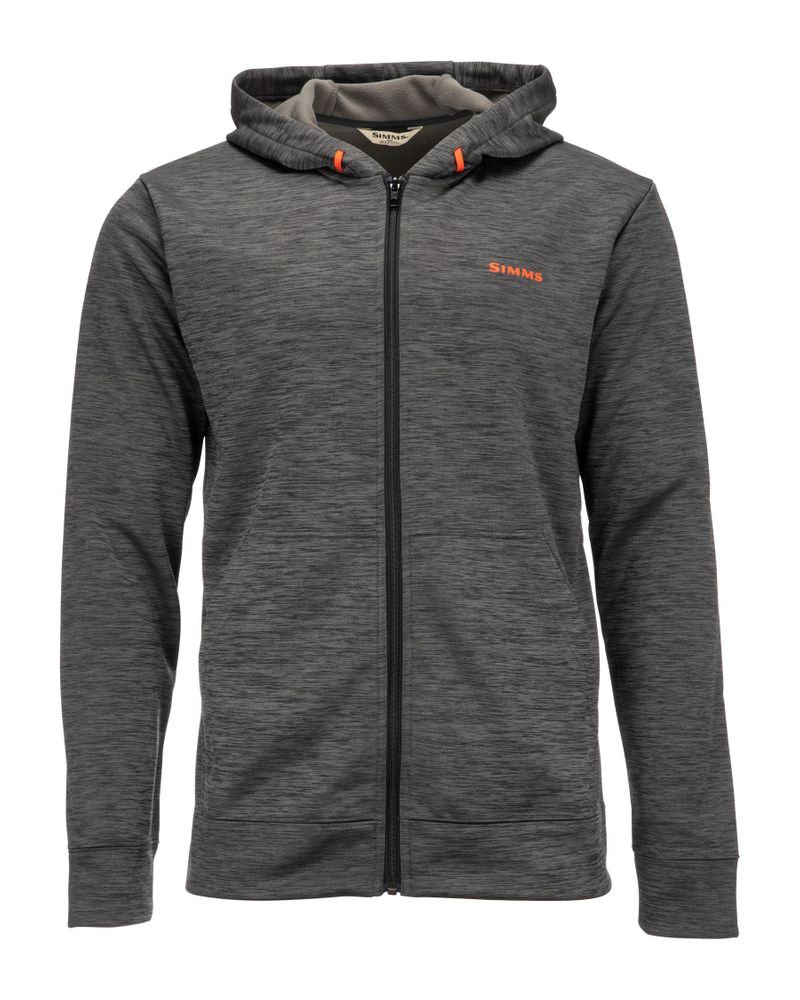 Simms Challenger Full-Zip Hoody Carbon Heather – Glasgow Angling Centre