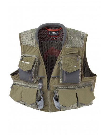 Simms Guide Vest Steel : Size: XXL – Glasgow Angling Centre