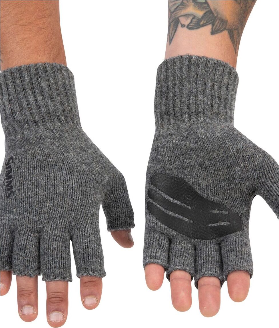 Simms Wool Half Finger Glove Steel – Glasgow Angling Centre