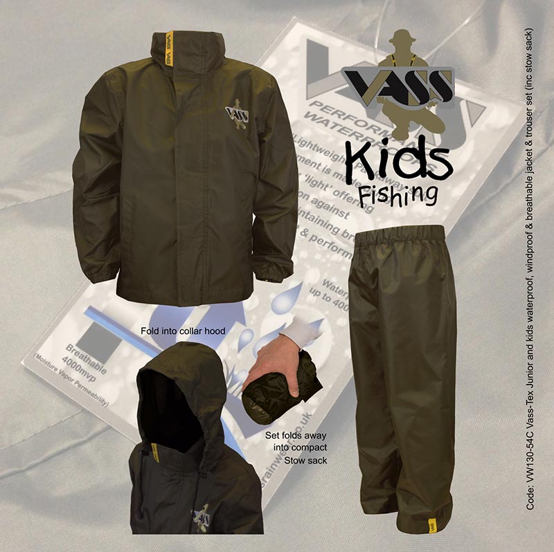 Vass Kids Fishing Junior Jacket & Trouser Set – Glasgow Angling Centre