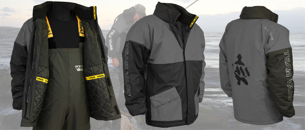 Team Vass 175 Winter Khaki Edition Zipped fishing Jacket lined rrp £126 