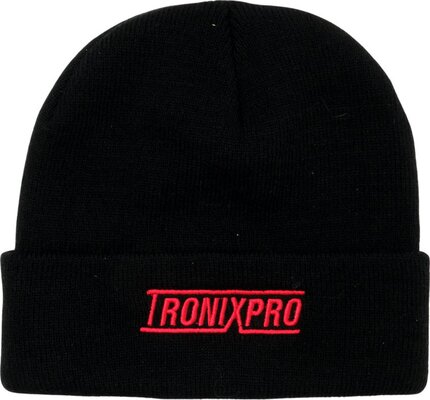 Tronixpro Classic Beanie Hat Black/Red