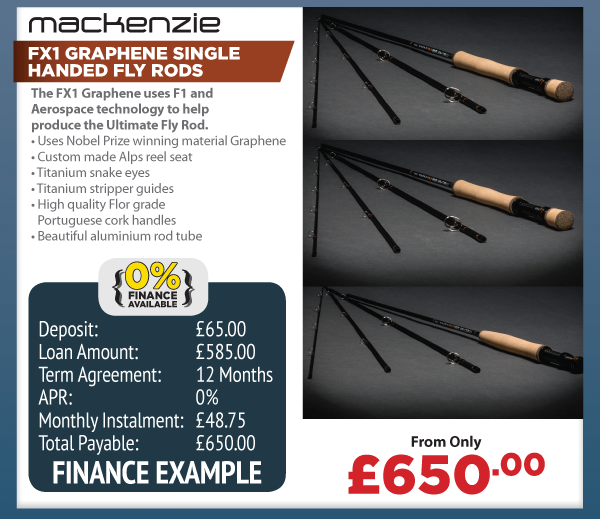 Mackenzie FX1 Graphene Single Handed Fly Rods
