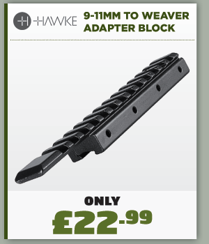 Hawke 9-11mm to Weaver Adapter Block