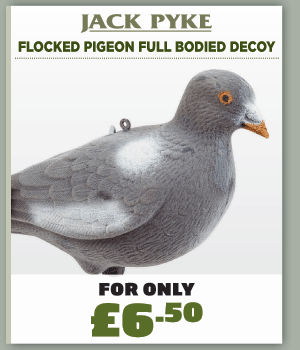 Jack Pyke Flocked Pigeon Full Bodied Decoy