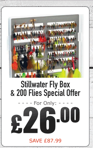 Stillwater Fly Box & 200 Flies Special Offer