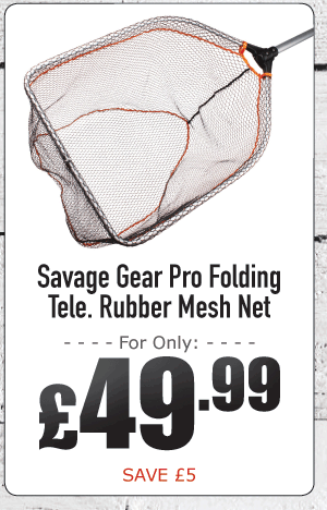 Savage Gear Pro Folding Tele. Rubber Mesh Net