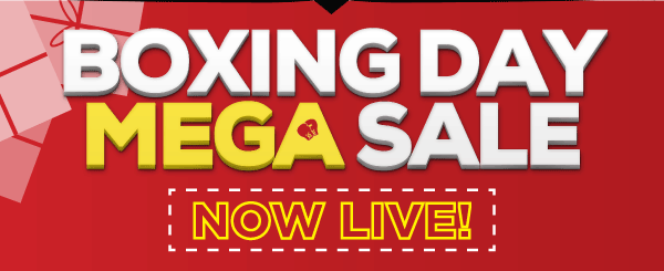 Boxing Day Sale - Now Live
