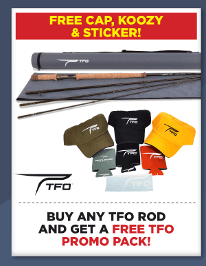 Buy any TFO Rod and get a free TFO Promo Pack!