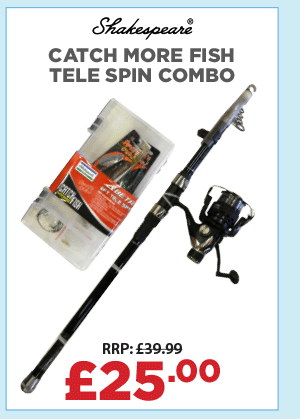 Shakespeare Catch More Fish Tele Spin Combo