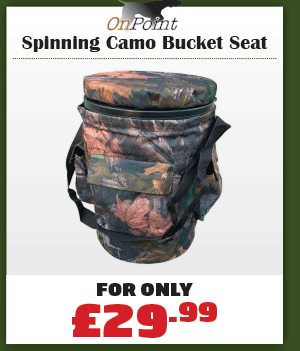 On Point Spinning Camo Bucket Seat with Strap