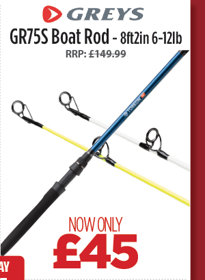 Greys GR75S Boat Rods: 8ft2in 6-12lb