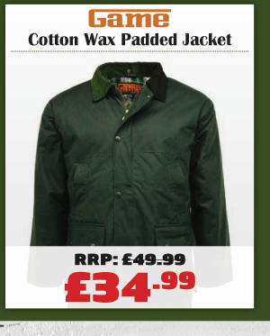 Game Cotton Wax Padded Jacket