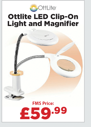 Ottlite LED Clip-On Light and Magnifier