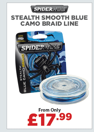SpiderWire Stealth Smooth Blue Camo Braid Line