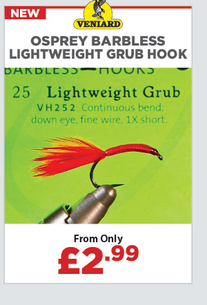 Veniard Osprey Barbless Lightweight Grub Hook