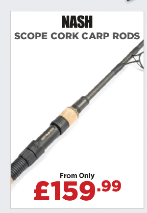 Nash Scope Cork Carp Rod 2pc