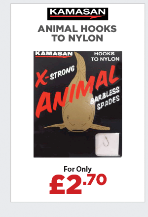 KAMASAN Animal Hooks to Nylon