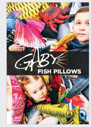 Gaby Fish Pillows