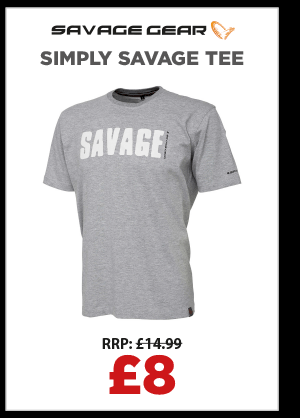 Savage Gear Simply Savage Tee - Light Grey Melange
