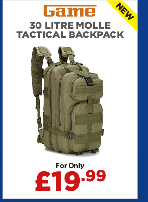 Game 30 Litre Molle Tactical Backpack