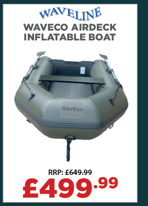 Waveline 2.7m Green WavEco Airdeck Floor Solid Transom Inflatable Boat