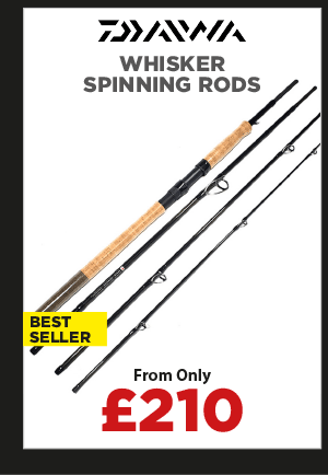 Daiwa Whisker 4pc Spinning Rods