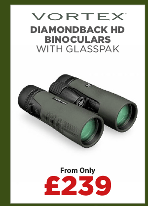 Vortex Diamondback HD Binoculars With Glasspak