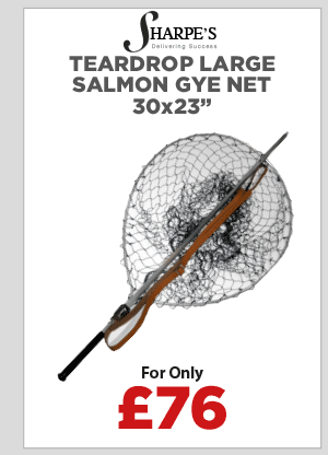 Sharpes Teardrop Large Salmon Gye Net 30x23in