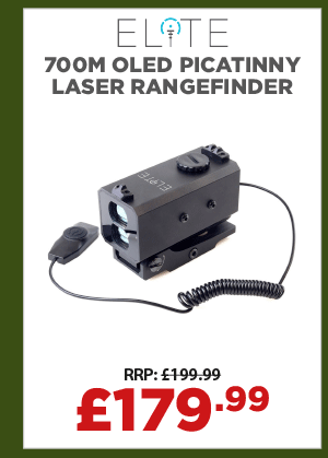 Elite Essentials 700m OLED Picatinny Laser Rangefinder