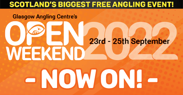 Glasgow Angling Centre Open Weekend - Now On!