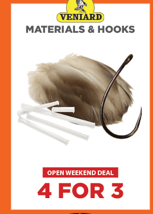 Veniard Materials & Hooks - 4 for 3