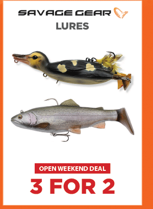 3 for 2 on Savage Gear Lures!