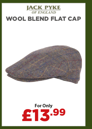 Jack Pyke Wool Blend Flat Cap