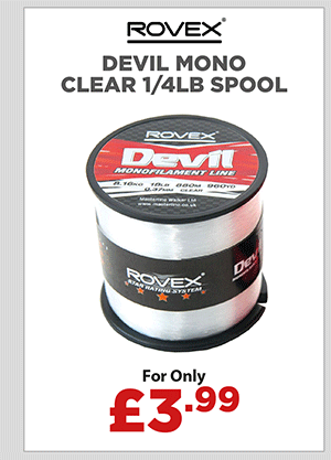 Rovex Devil Mono Clear 1/4lb Spool
