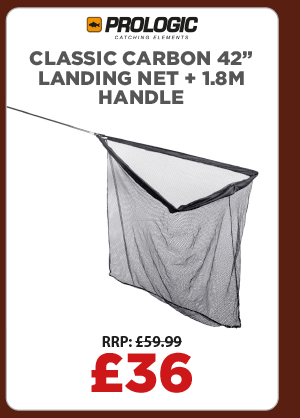 Prologic Classic Carbon 42in Landing Net + 1.8m Handle
