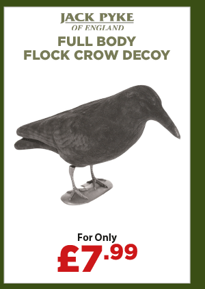Jack Pyke Full Body Flock Crow Decoy