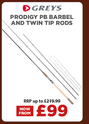 Greys Prodigy PB Barbel and Twin Tip Rod Series