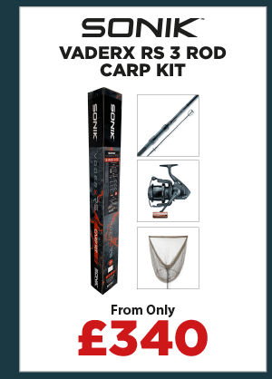 Sonik Vaderx RS 3 Rod Carp Kit