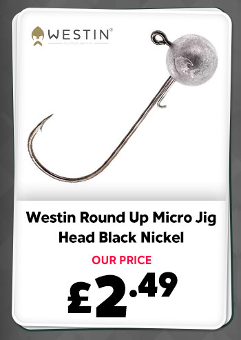 Westin Round Up Micro Jig Head Black Nickel