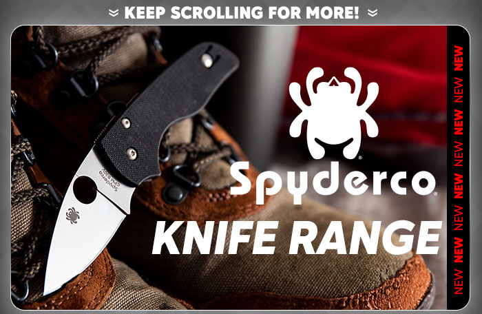 Spyderco knife range