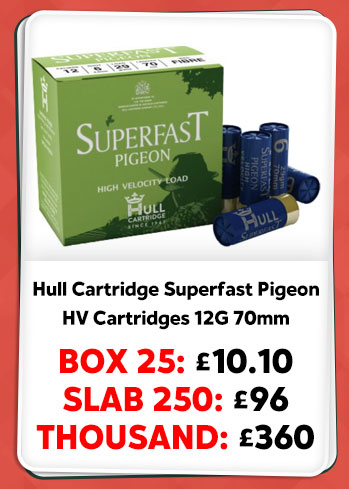 Hull Cartridge Superfast Pigeon HV Cartridges 12G 70mm