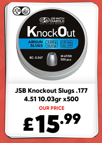 JSB Knockout Slugs .177 4.51 10.03gr x500