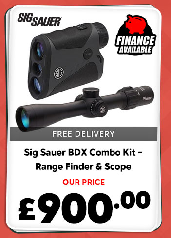 Sig Sauer BDX Combo Kit - Kilo 1400BDX Range Finder & Sierra 3 3.5-10x42mm Scope