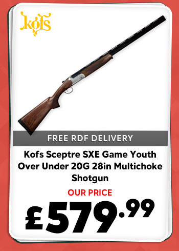 Kofs Sceptre SXE Game Youth Over Under Shotgun: 20G : 28in O/U Multichoke