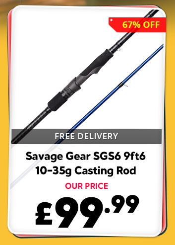 Savage Gear SGS6 Long Casting Rod: 10-35g : 9ft6